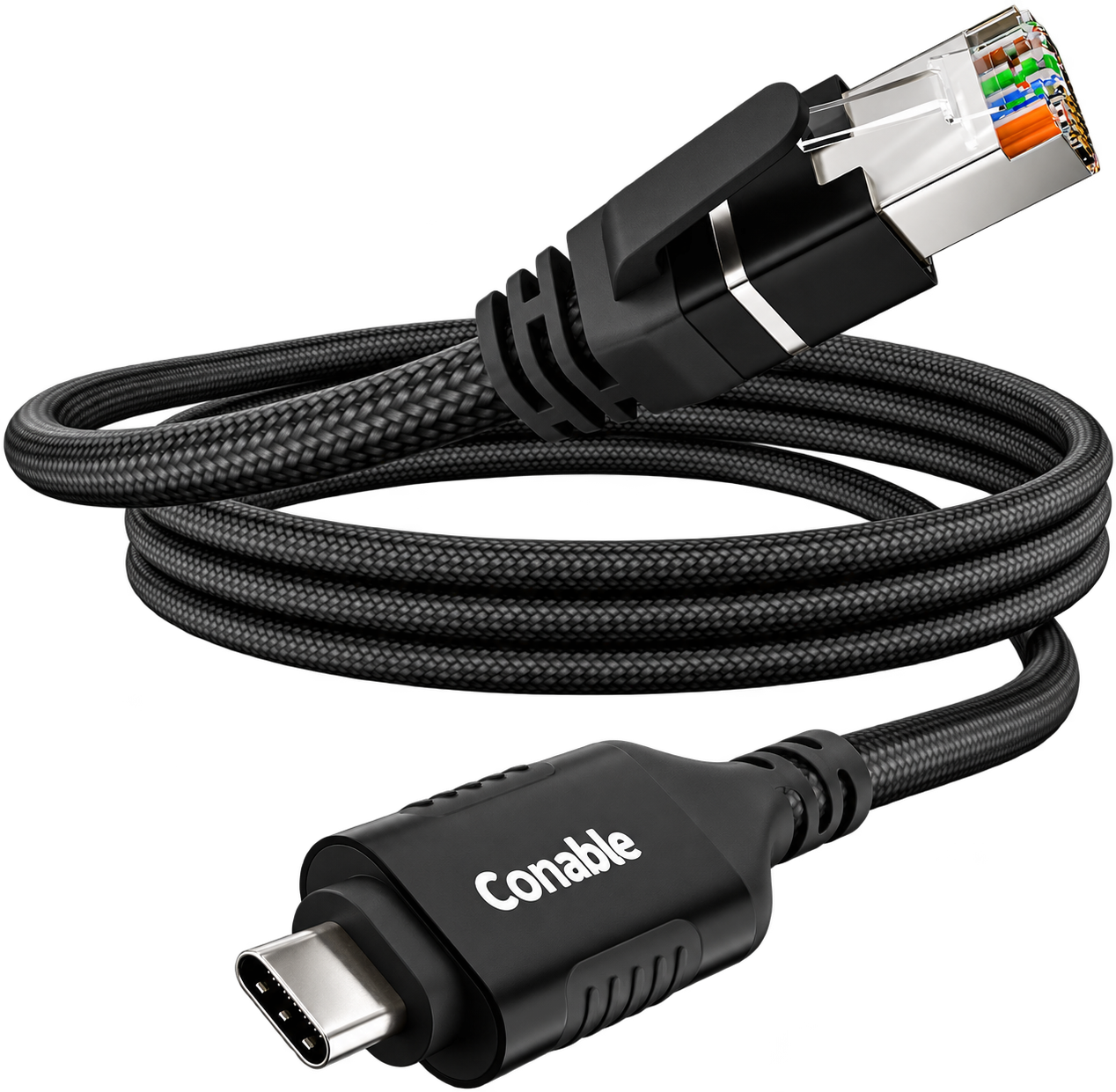 Conable USB-C to Ethernet Cable · 2 ft
